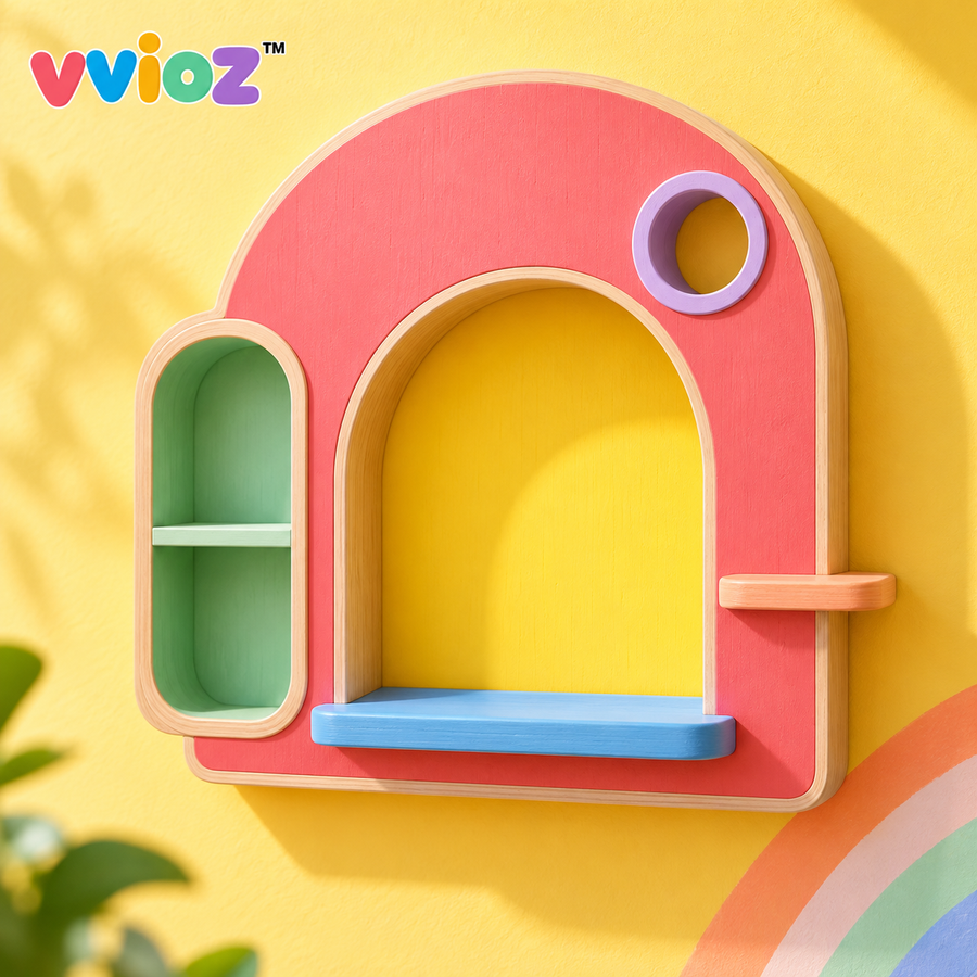vvioz™ Peekaboo Window Sculptural Wall Display Niche