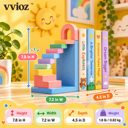 vvioz™ Stairway to Nowhere Sculptural Bookend dimensions and weight